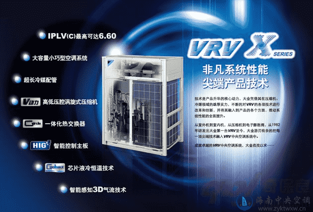 VRV X系列 8/10/12HP