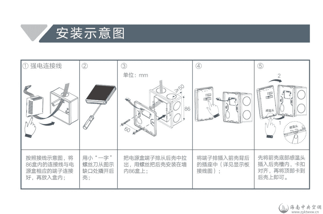 AC8800触摸屏温控器