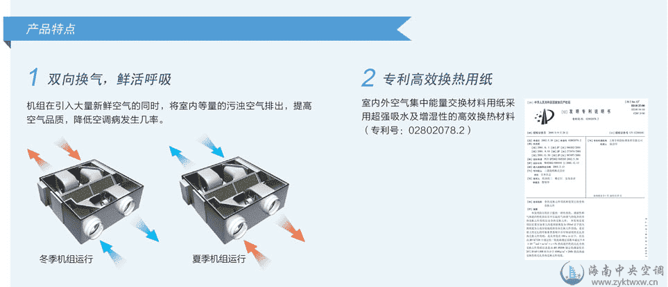 格力ZQ系列全热新风换气机组